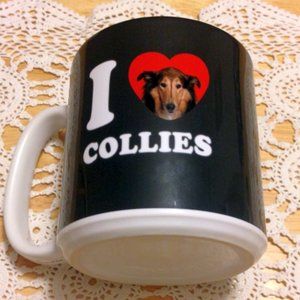 Love Collie Dogs? Large Coffee cup for pet lover